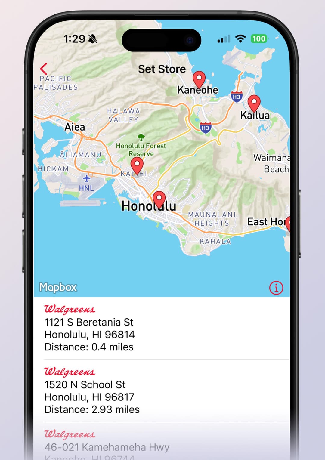 Find nearby Walgreens locations for 1-hour pickup